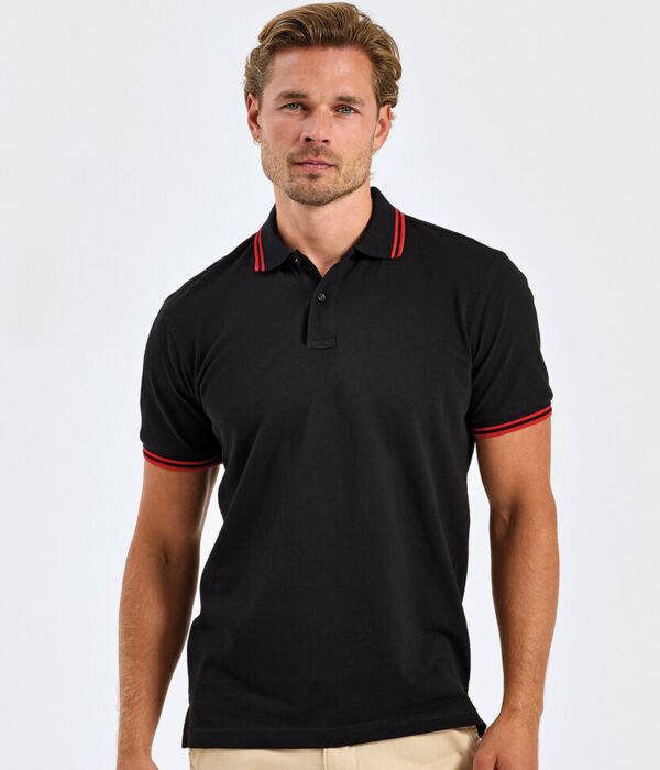 Men's classic fit tipped polo Thumbnail