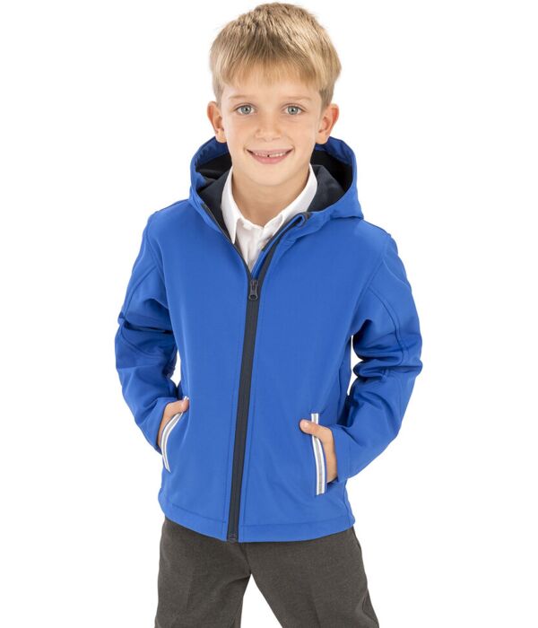 Core junior TX performance hooded softshell jacket Thumbnail