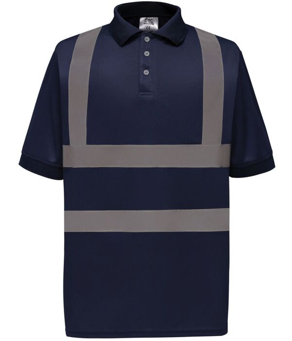 Hi-vis short sleeve polo (HVJ210) Thumbnail