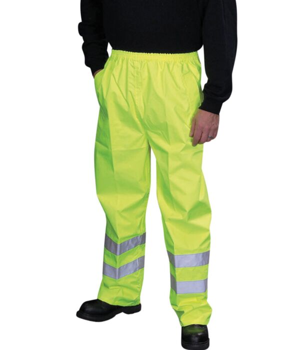 Hi-vis waterproof overtrousers (HVS461) Thumbnail