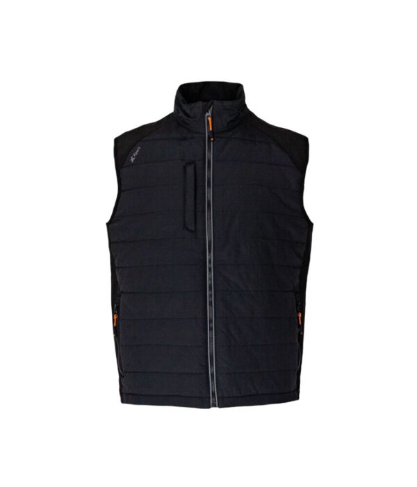 Xpert Pro Rip-Stop Panelled Bodywarmer Black Thumbnail
