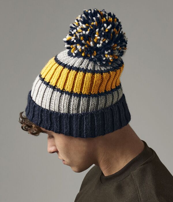 Hygge striped beanie Thumbnail