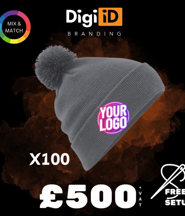 100 x Pom Pom Beanies Deal Thumbnail