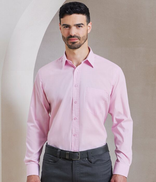 Long sleeve poplin shirt Thumbnail